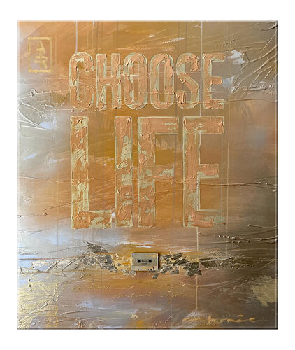 CHOOSE LIFE von Antonie de Rooij, Malerei kaufen auf Select