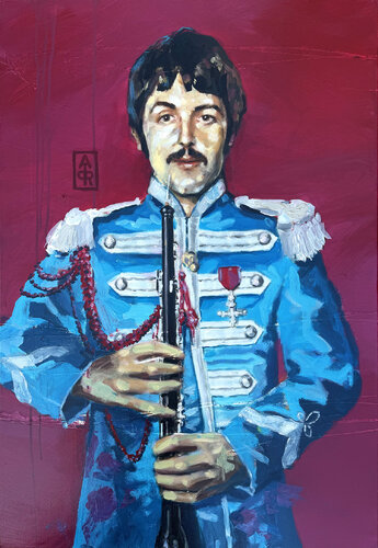 Paul McCartney Sgt. Pepper Remastered von Antonie de Rooij, Malerei kaufen auf Select