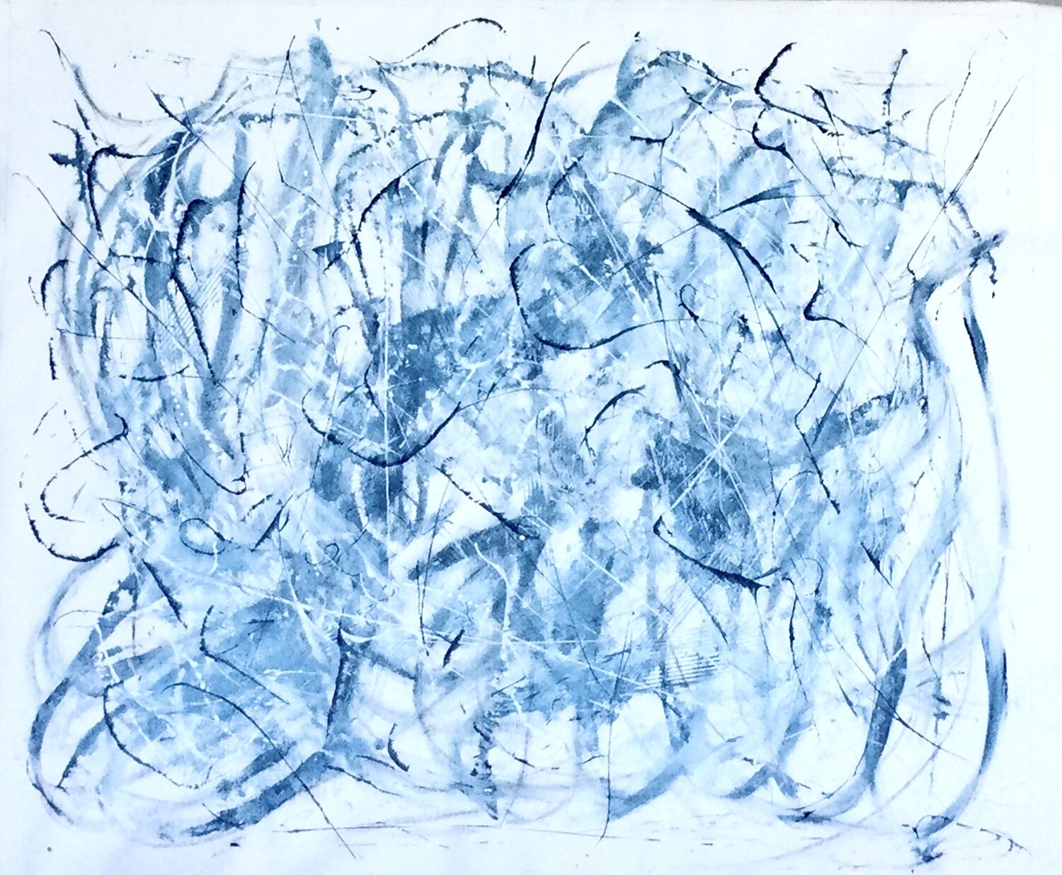 September's Sky Tarja Berner Original painting for sale