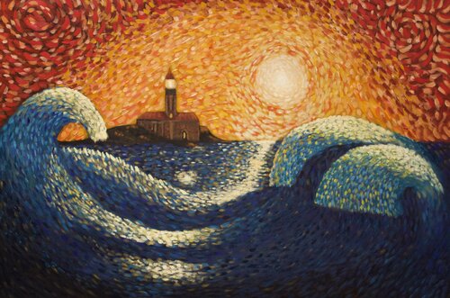 Ocean Pearls by Rodolfo III Molina, Painting for Sale on Select