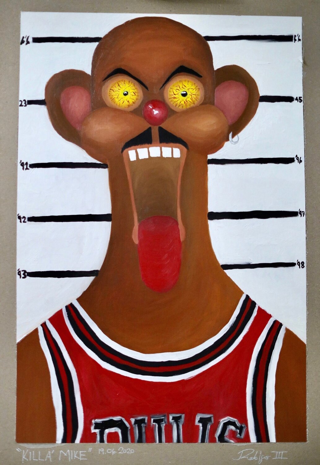 KILLA’ MIKE Rodolfo III Molina Original painting for sale