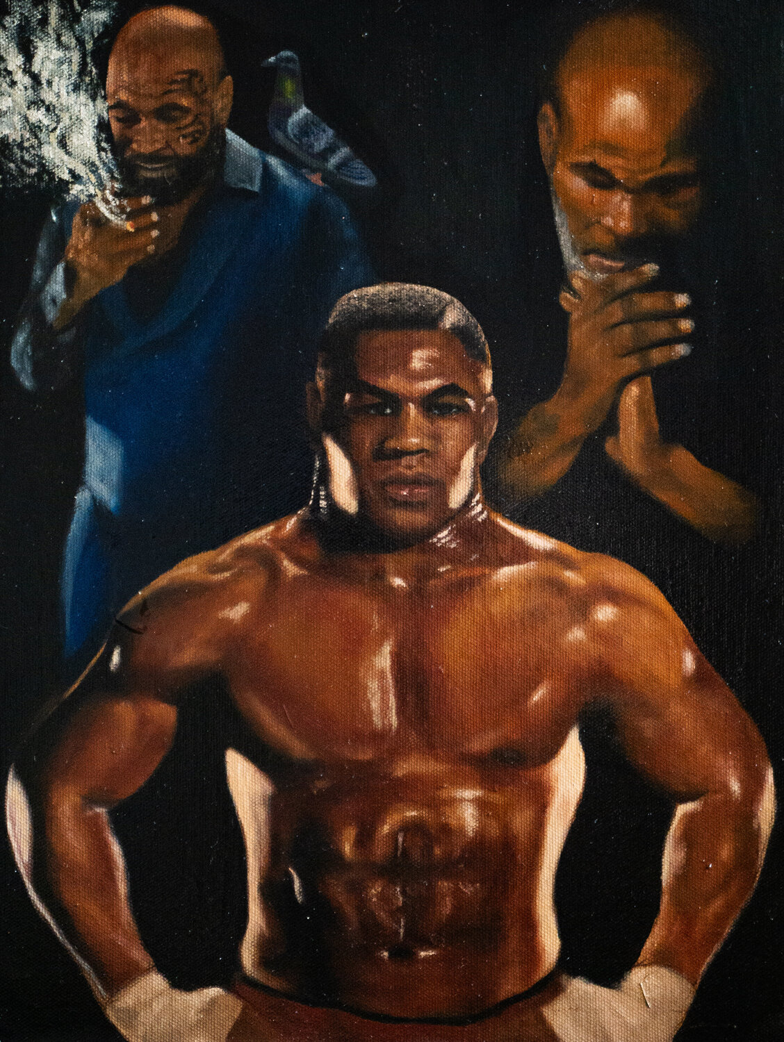 The legend of Iron Mike Rodolfo III Molina Original painting for sale