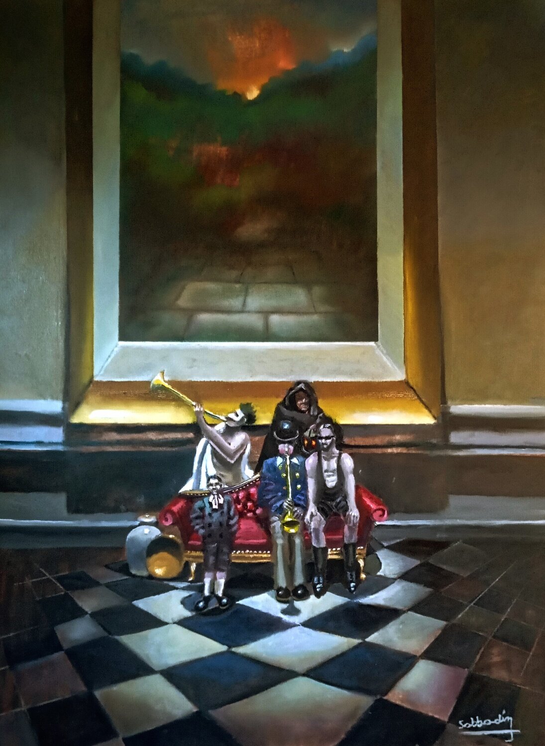 "Lo onírico" Fabián Sabbadin Original painting for sale