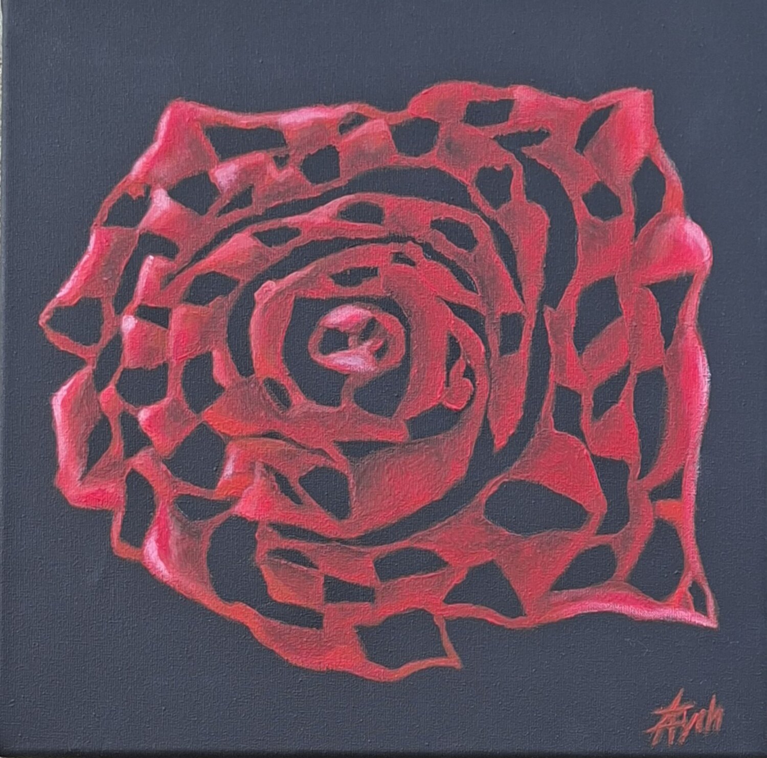 Esperanza Rose Agnieszka Zych Original painting for sale