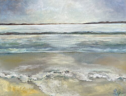 Stillstehend by Andrea Grube, Painting for Sale on Select