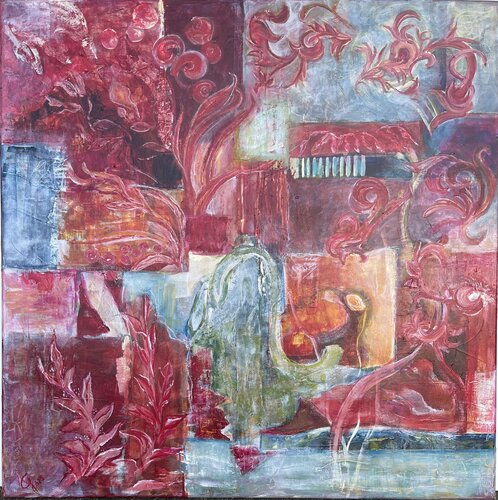 Fire and Ice by Andrea Grube, Painting for Sale on Select