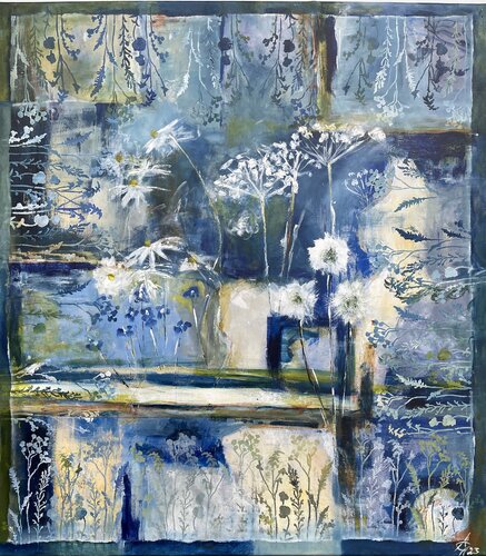 Hot August Field`s by Andrea Grube, Painting for Sale on Select