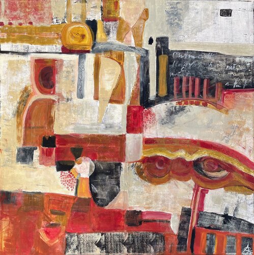 Rolling by Andrea Grube, Painting for Sale on Select