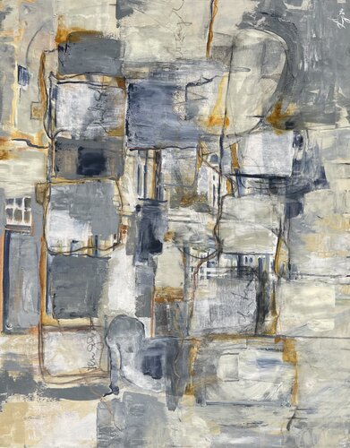 Sommerabend in der Stadt by Andrea Grube, Painting for Sale on Select