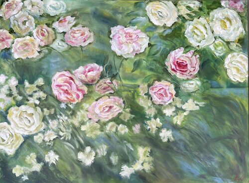 Rosengarten by Andrea Grube, Painting for Sale on Select