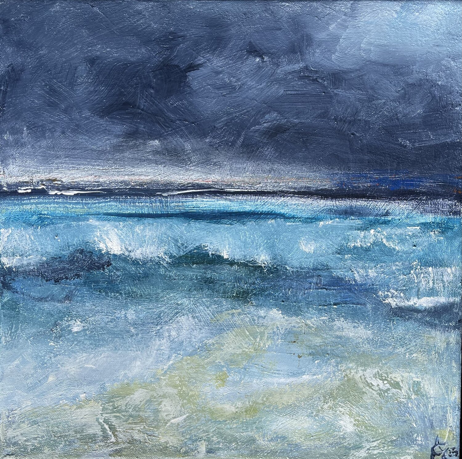 Nordsee Licht 3 Andrea Grube Original painting for sale
