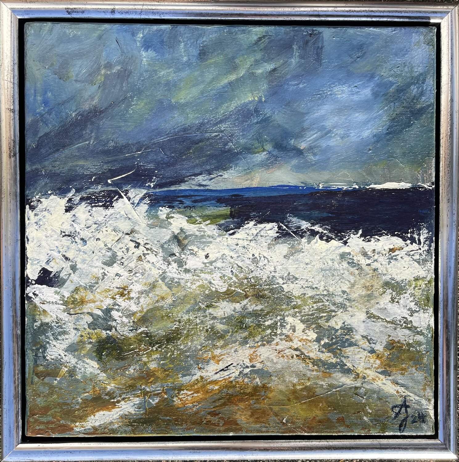 Licht über der See 3 Andrea Grube Original painting for sale