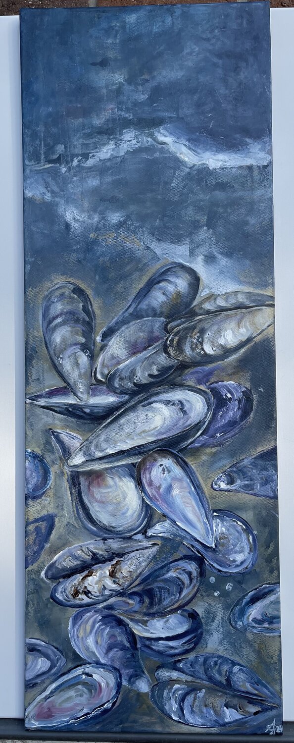 Angespült Andrea Grube Original painting for sale