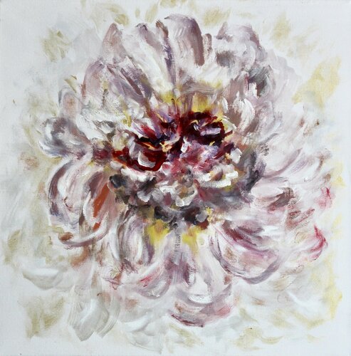 Golden aura by Iryna Budai, Painting for Sale on Select