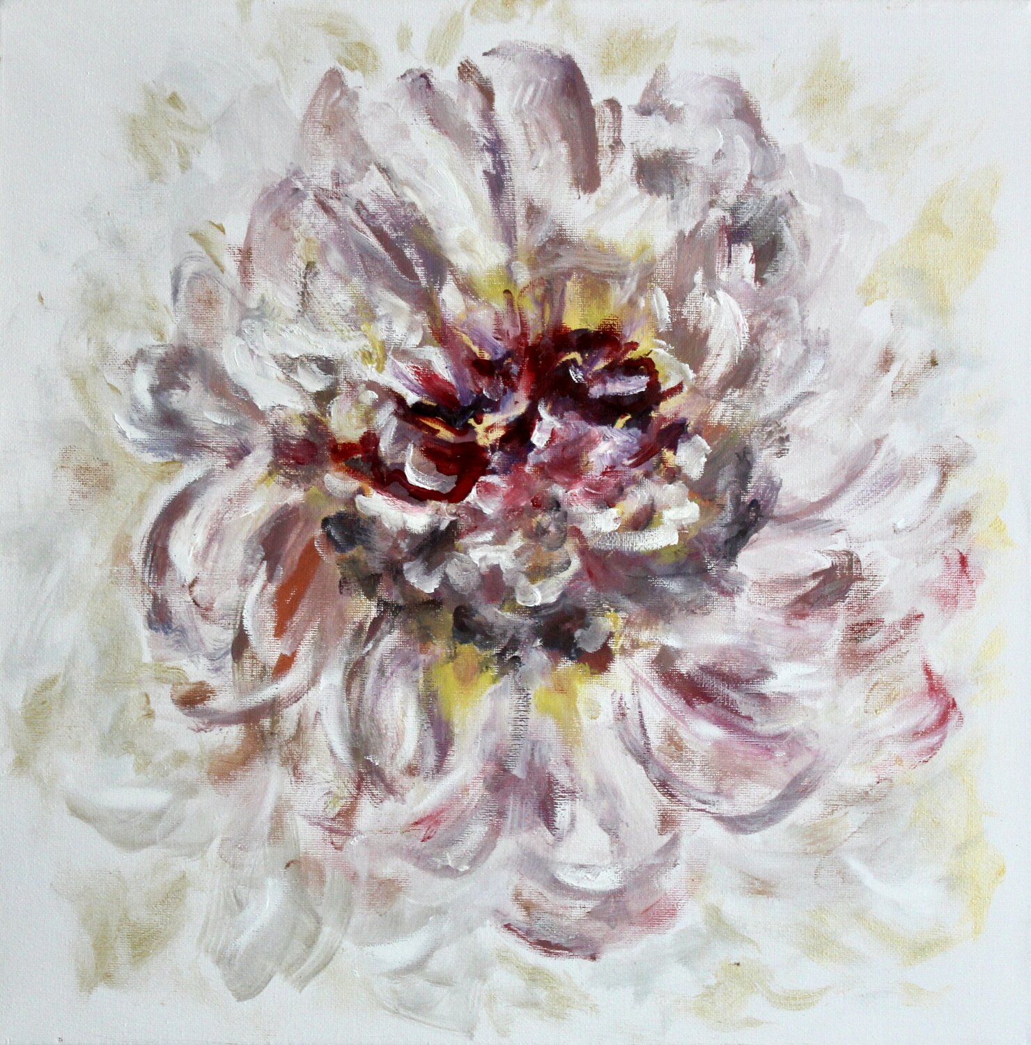 Golden aura Iryna Budai Original painting for sale
