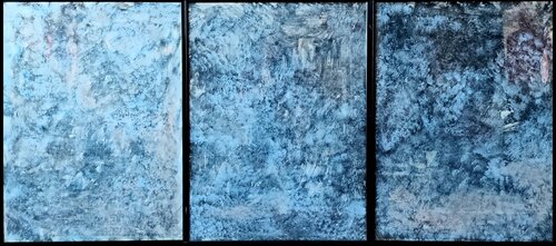 Nuit froide, triptyque by Erwin STEINBACH, Painting for Sale on Select