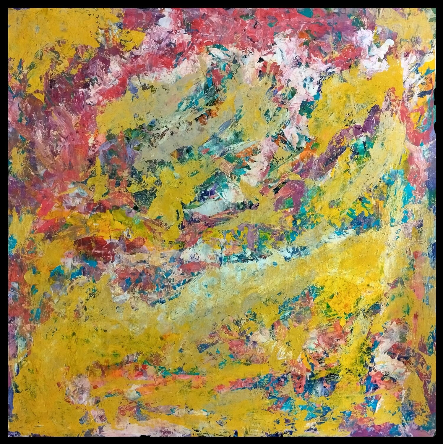 La montagne en été, Juillet 2017 Erwin STEINBACH Original painting for sale