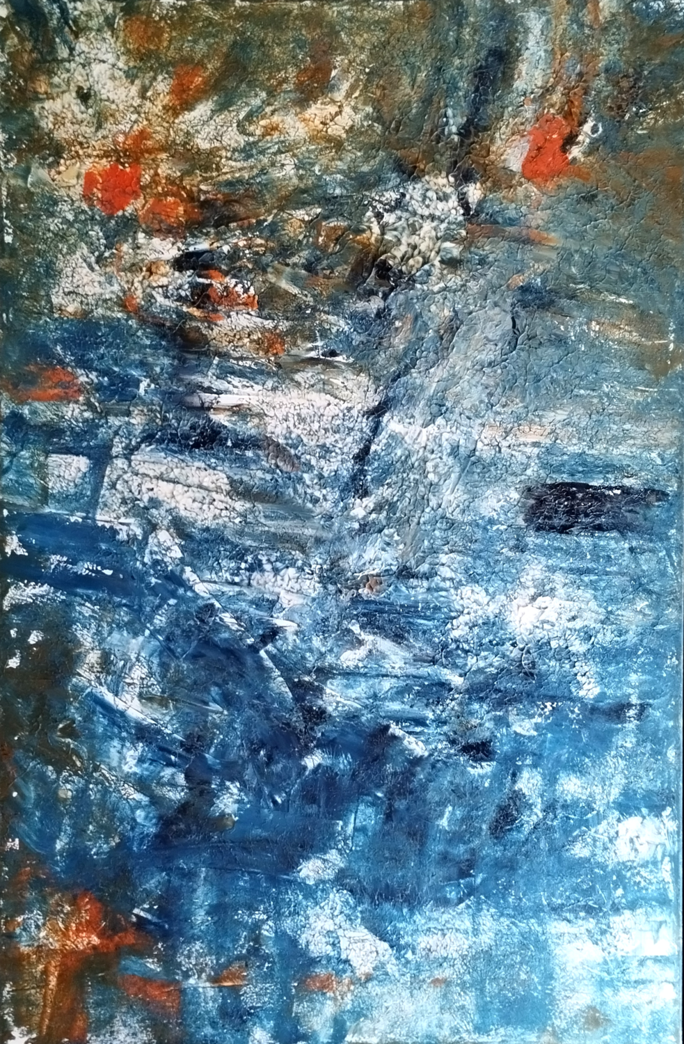 Sur le pont, Octobre 2020 Erwin STEINBACH Original painting for sale