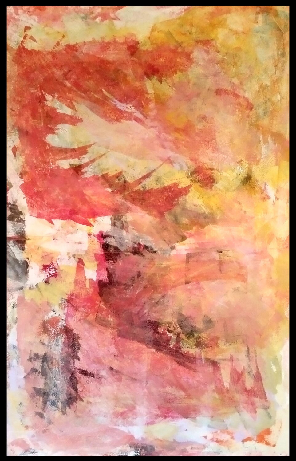Je m'enflamme pour elle, Mai 2022 Erwin STEINBACH Original painting for sale