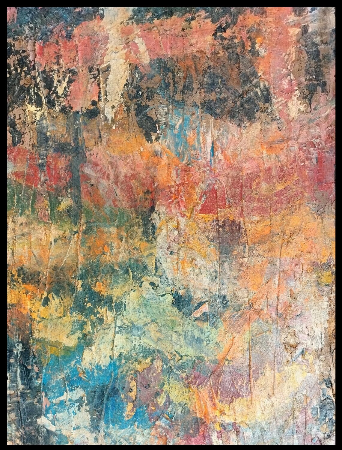 Les couleurs de la belle vie, Août 2025 Erwin STEINBACH Original painting for sale