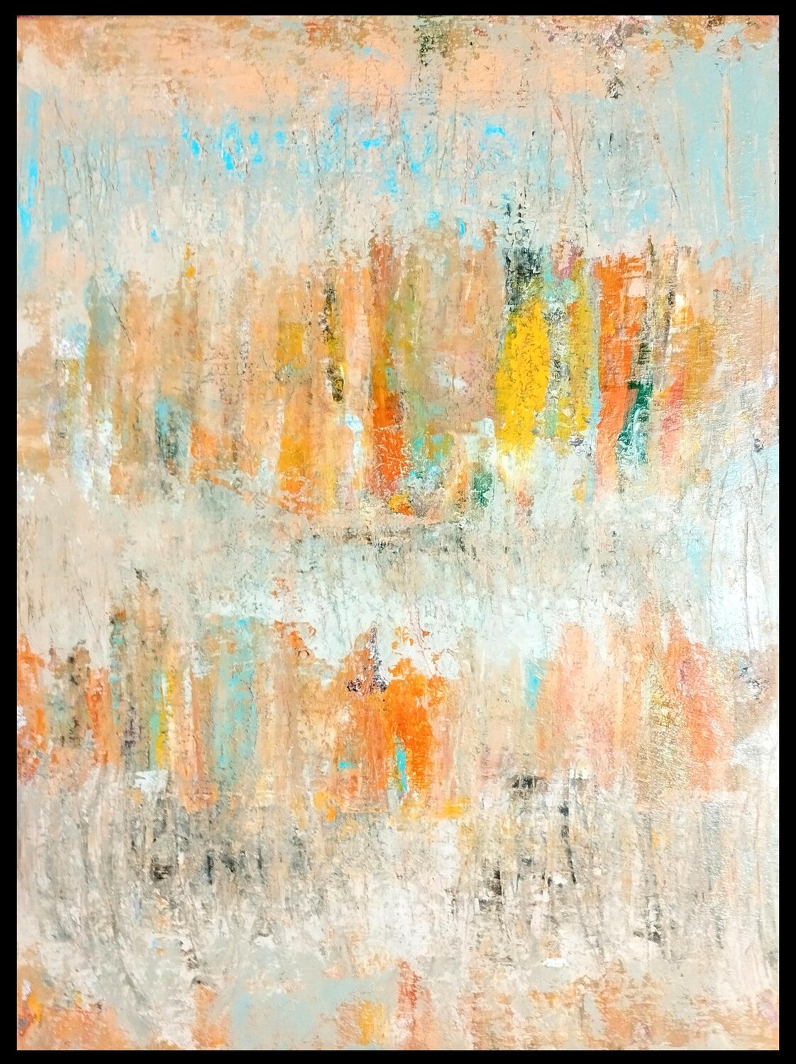 Vent sur les fleurs d'hiver, Décembre 2019 Erwin STEINBACH Original painting for sale