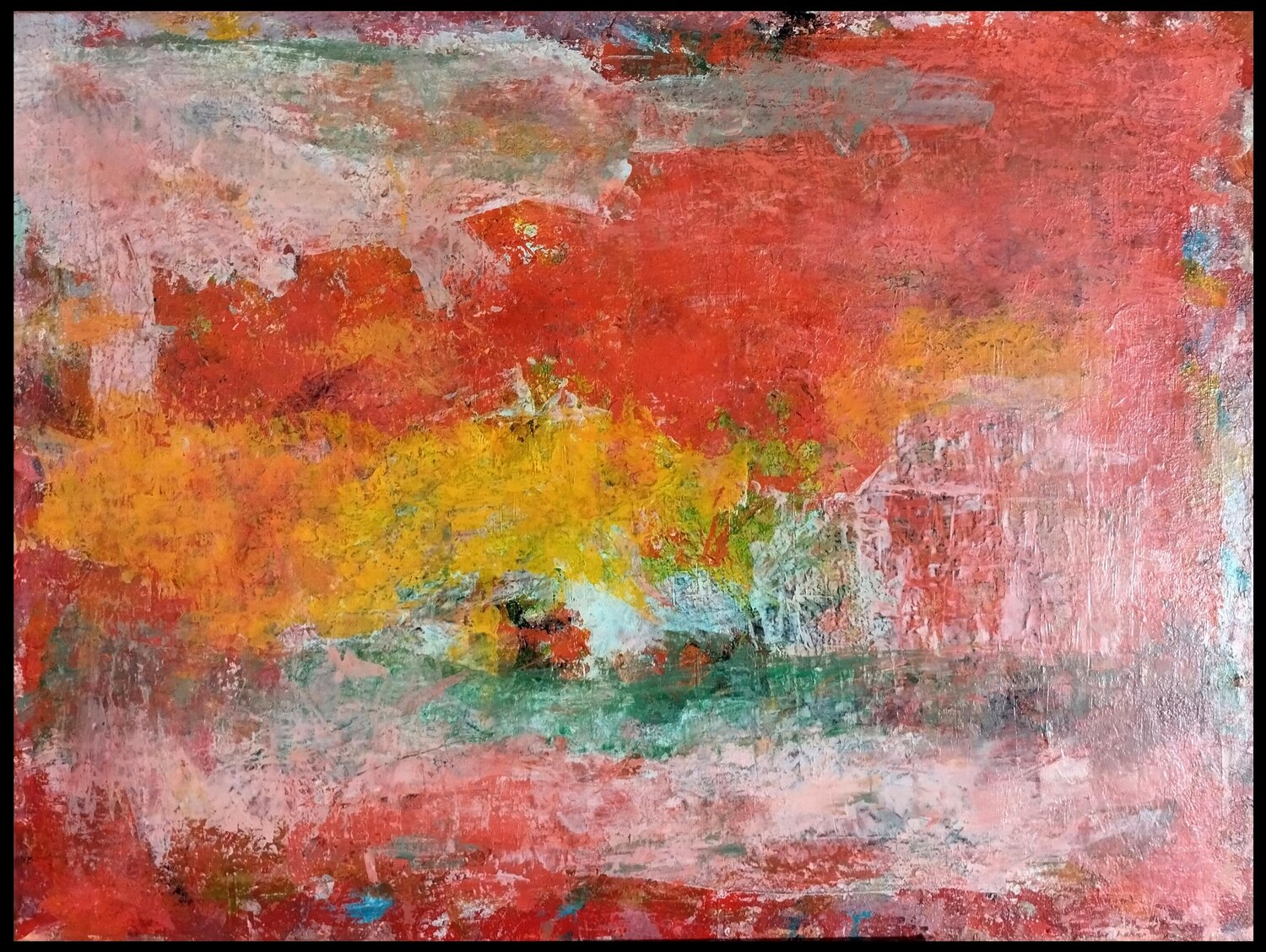 La maison au nuage rose, Mai 2024, Revest du Bion Erwin STEINBACH Original painting for sale