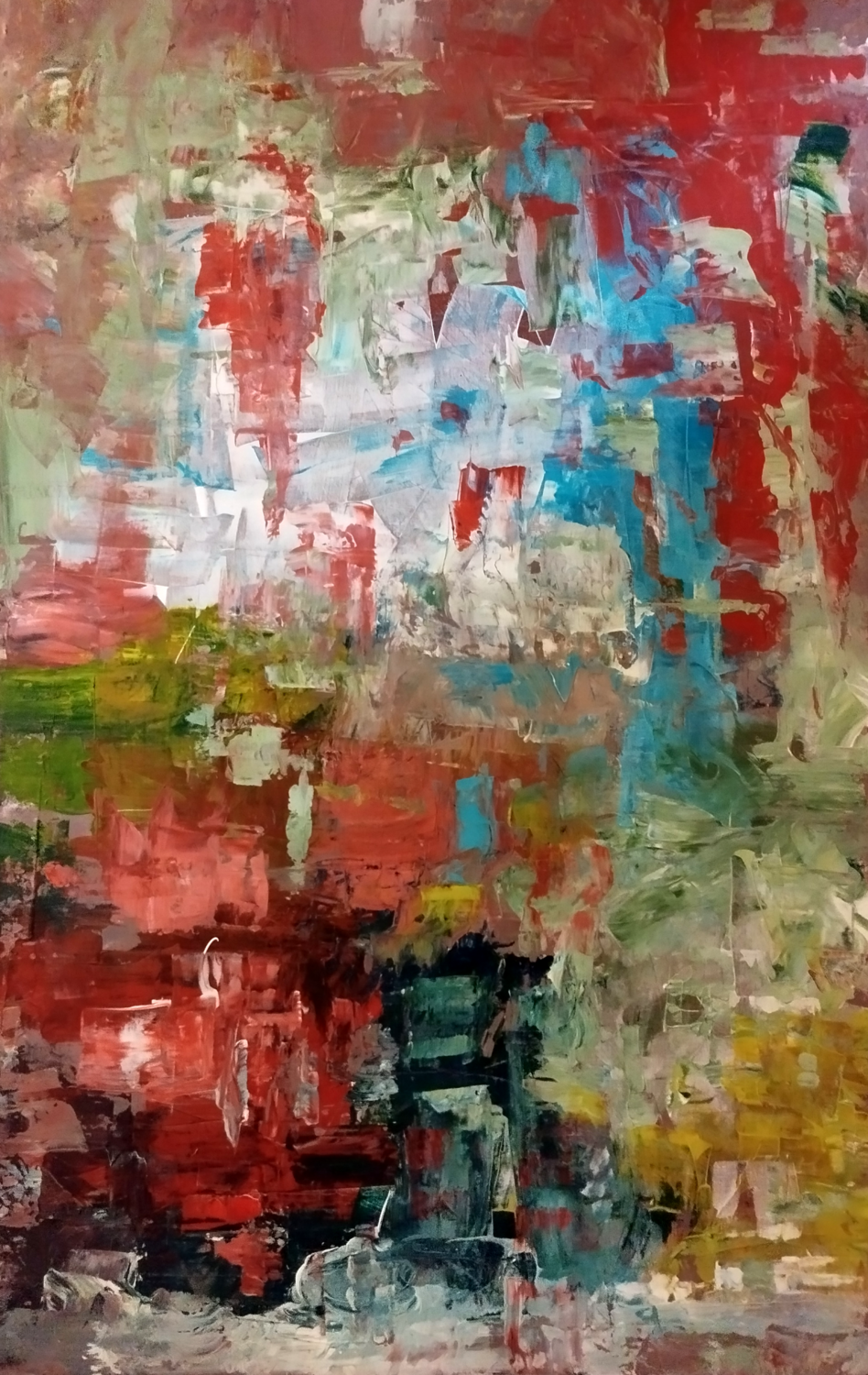 Une balade en ville, beau temps, Juillet 2019 Erwin STEINBACH Original painting for sale