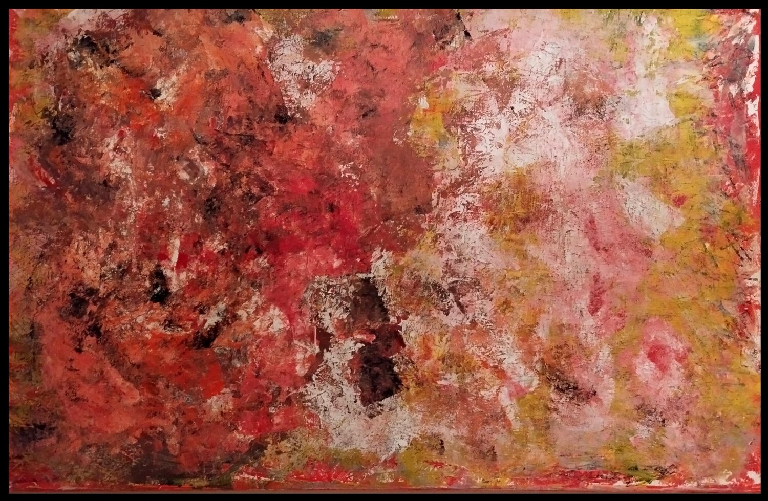 Le soleil se couche sur les champs, Aout 2020 Erwin STEINBACH Original painting for sale