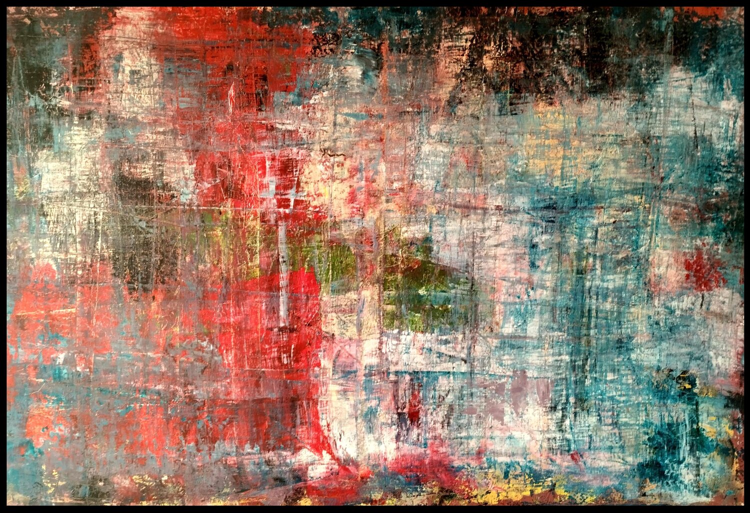 Le lendemain, Mai 2024 Erwin STEINBACH Original painting for sale