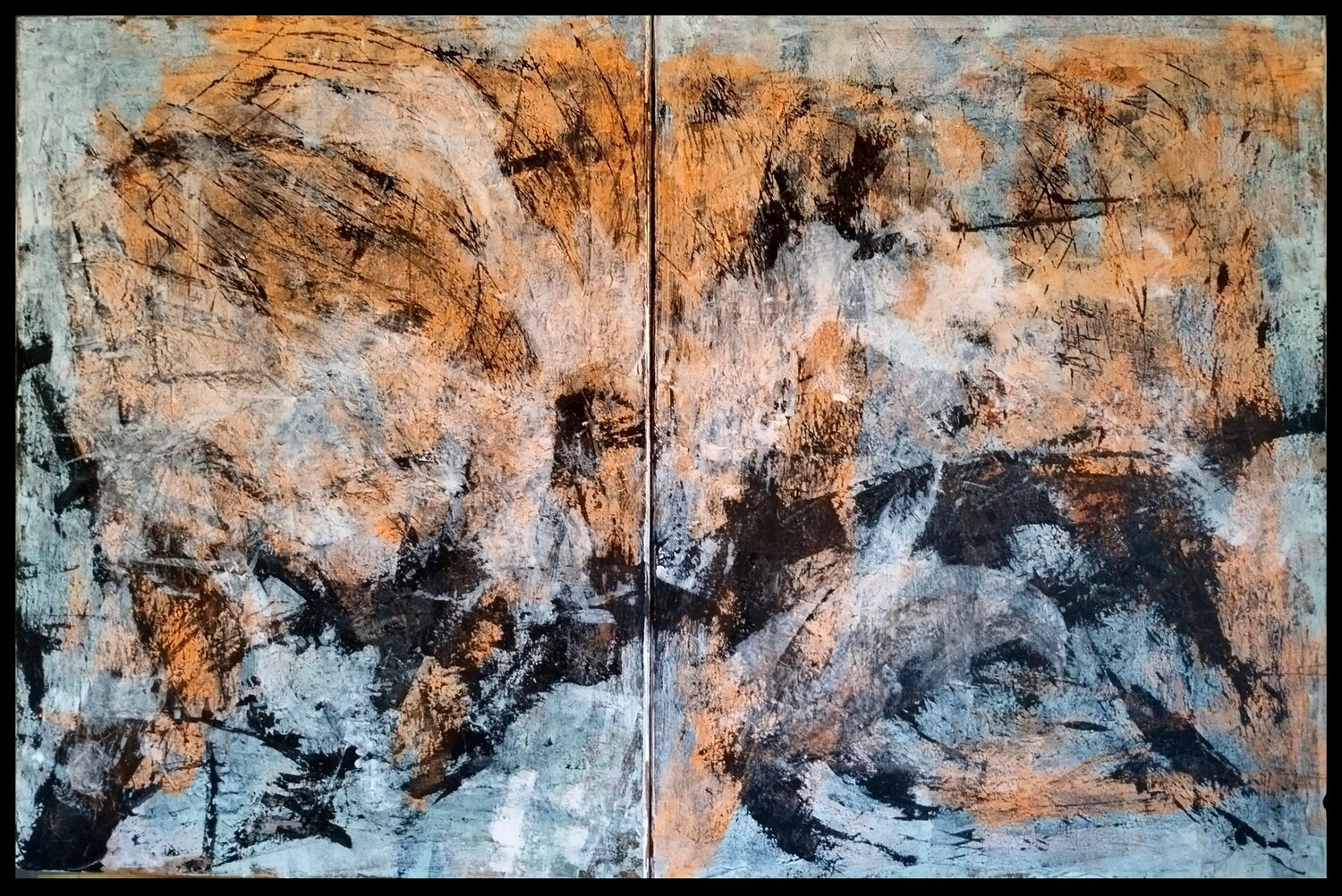 Vivre, c'est aussi mourir un jour, Avril 2026 Erwin STEINBACH Original painting for sale