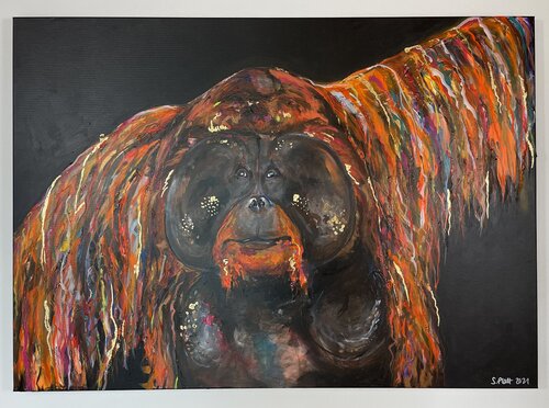 Boss by Simone Platt, Painting for Sale on Select