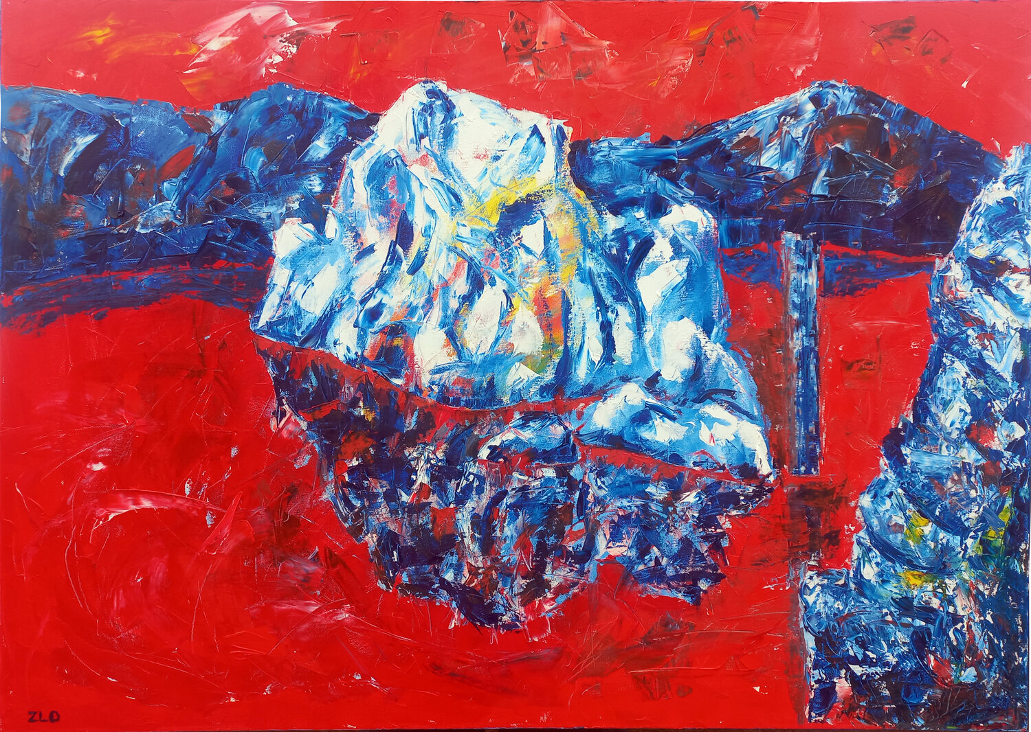 Prado Lamar Fría Original painting for sale