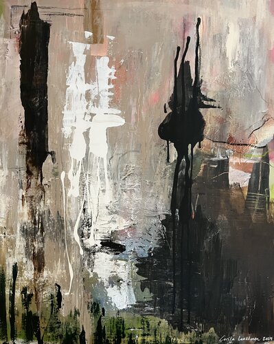 Let your light shine through the night by Carita Laukkonen, Painting for Sale on Select