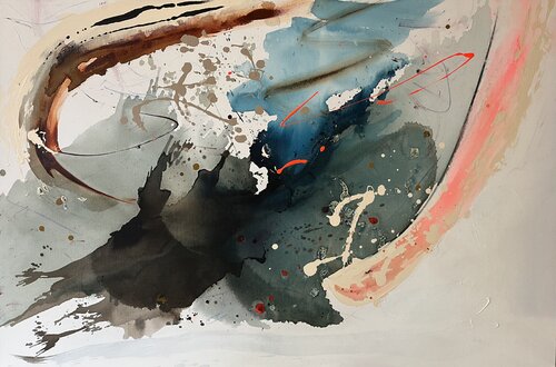Will you come with me to the end of the world? by Carita Laukkonen, Painting for Sale on Select