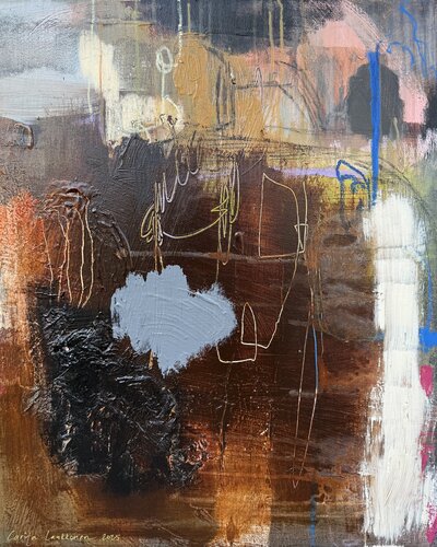 New harbour on sight by Carita Laukkonen, Painting for Sale on Select
