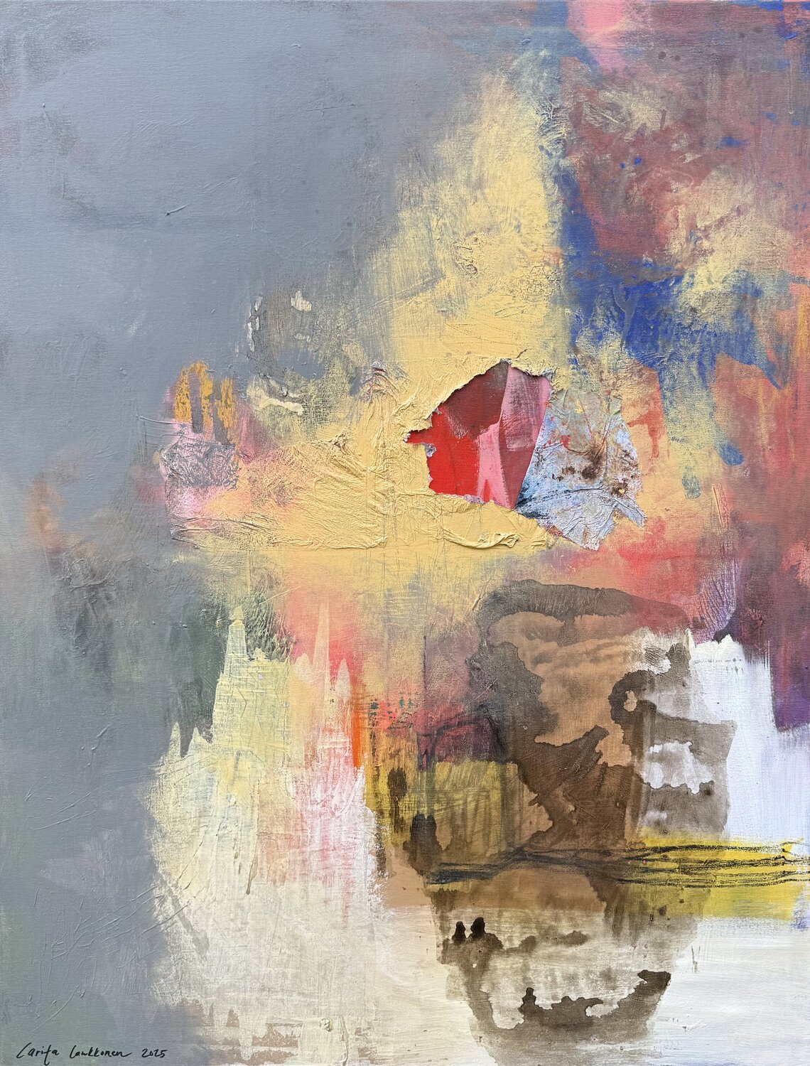 Breaking through Carita Laukkonen Original painting for sale