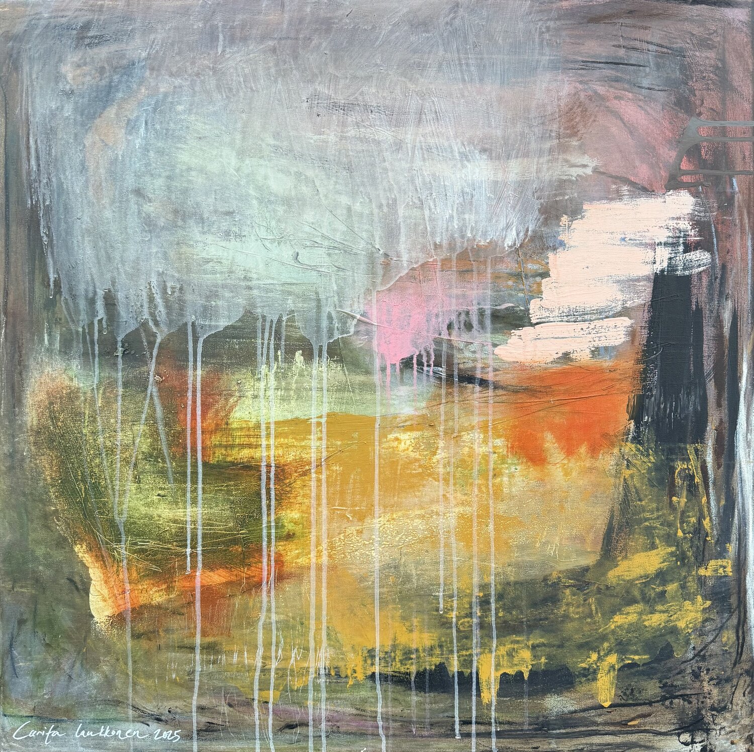 Tears of joy Carita Laukkonen Original painting for sale