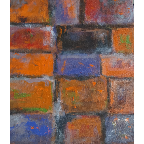 Orange and Blue by Arttake Studio, Painting for Sale on Select