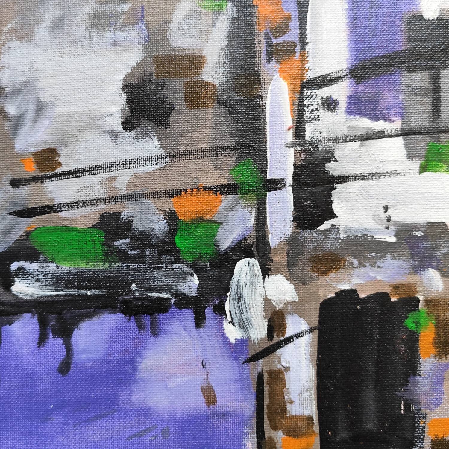 Morning walk Arttake Studio Original painting for sale