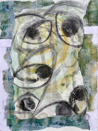 Deep SurFacing V by Wiebke Loosen, Painting for Sale on Select