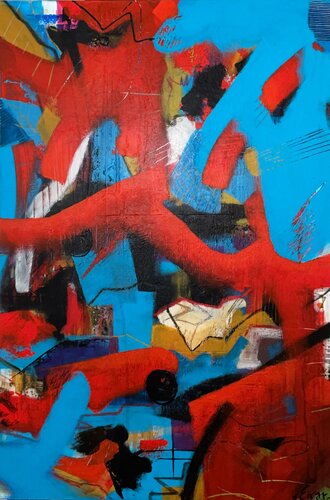 Tiempos alegres by Mariana Eiras, Painting for Sale on Select