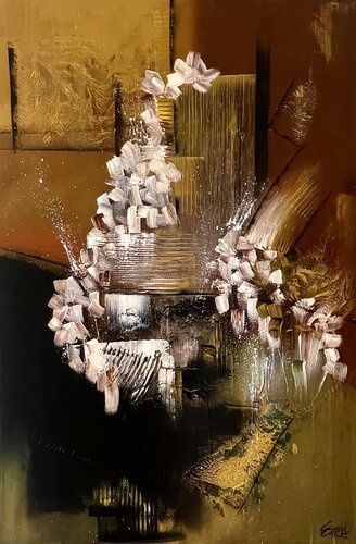 The ecstasy of gold by Mariana Eiras, Painting for Sale on Select