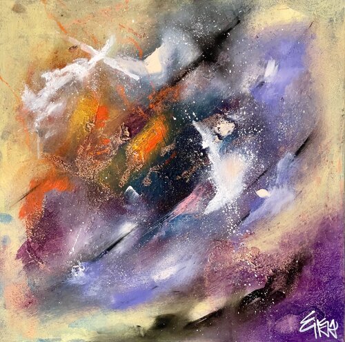 Cenizas de una supernova by Mariana Eiras, Painting for Sale on Select