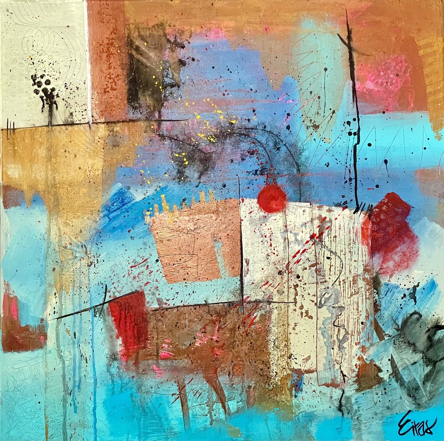 Sintonia I Mariana Eiras Original painting for sale