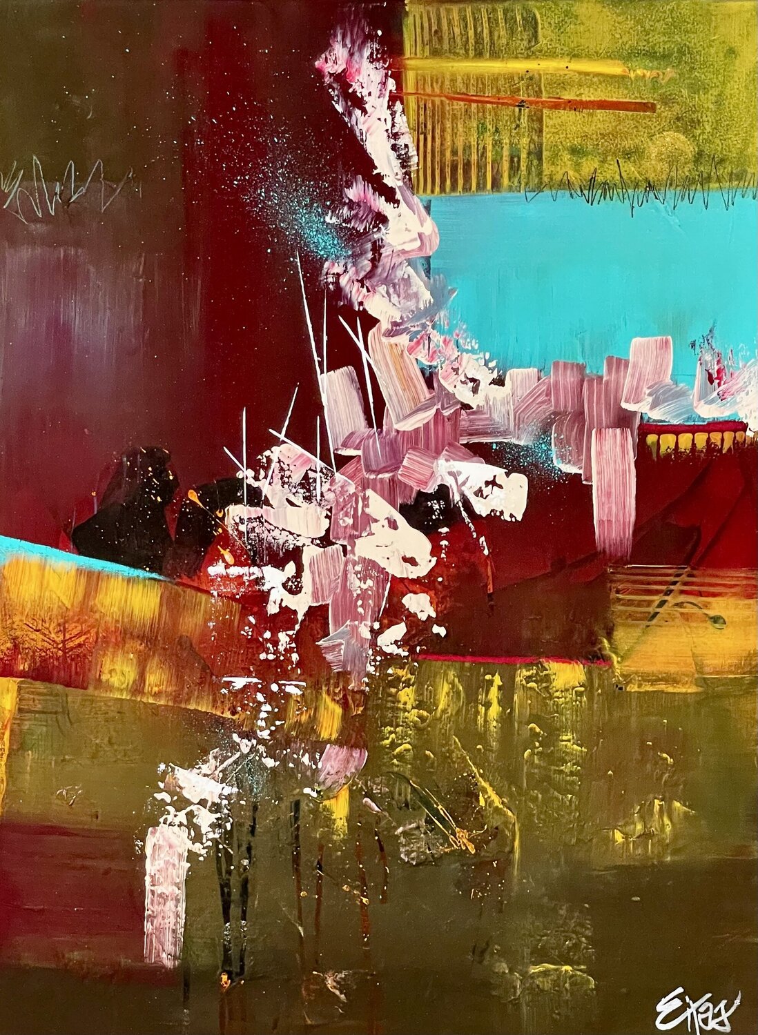 Mindful of manners Mariana Eiras Original painting for sale