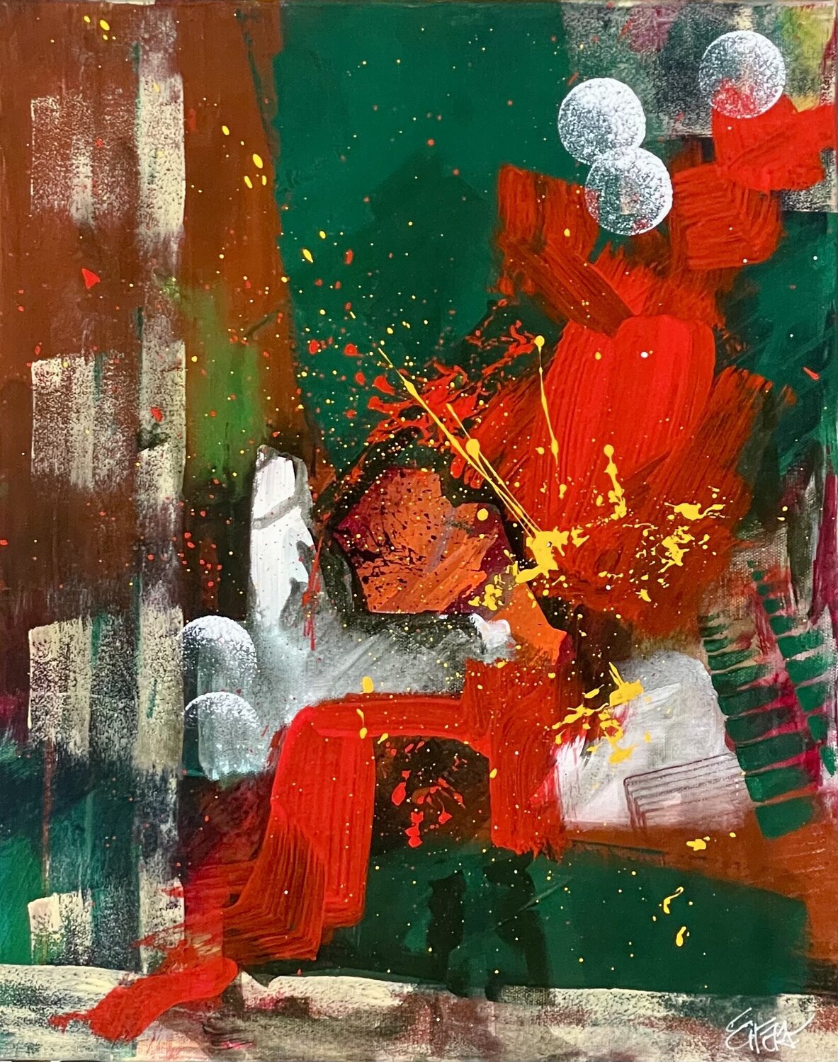Splash! Mariana Eiras Original painting for sale