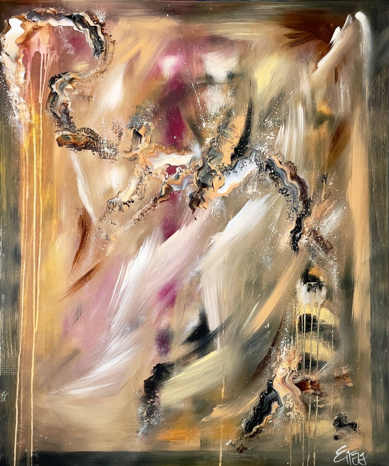 the harmony of being Mariana Eiras Original painting for sale