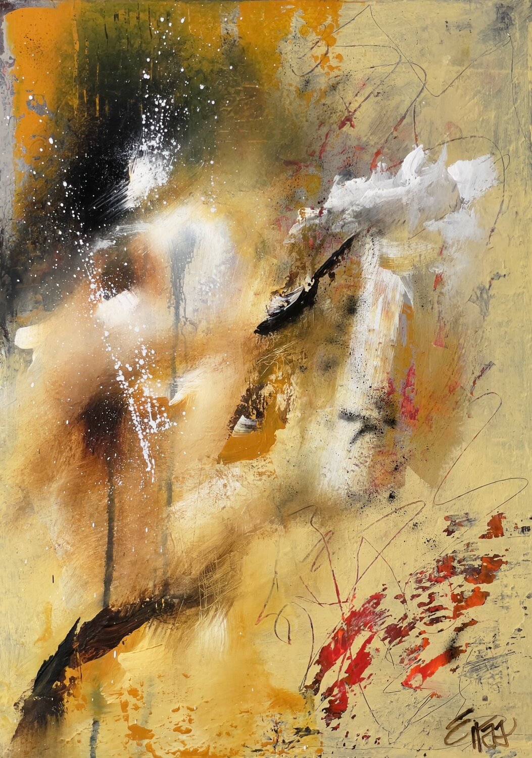 Heat Mariana Eiras Original painting for sale