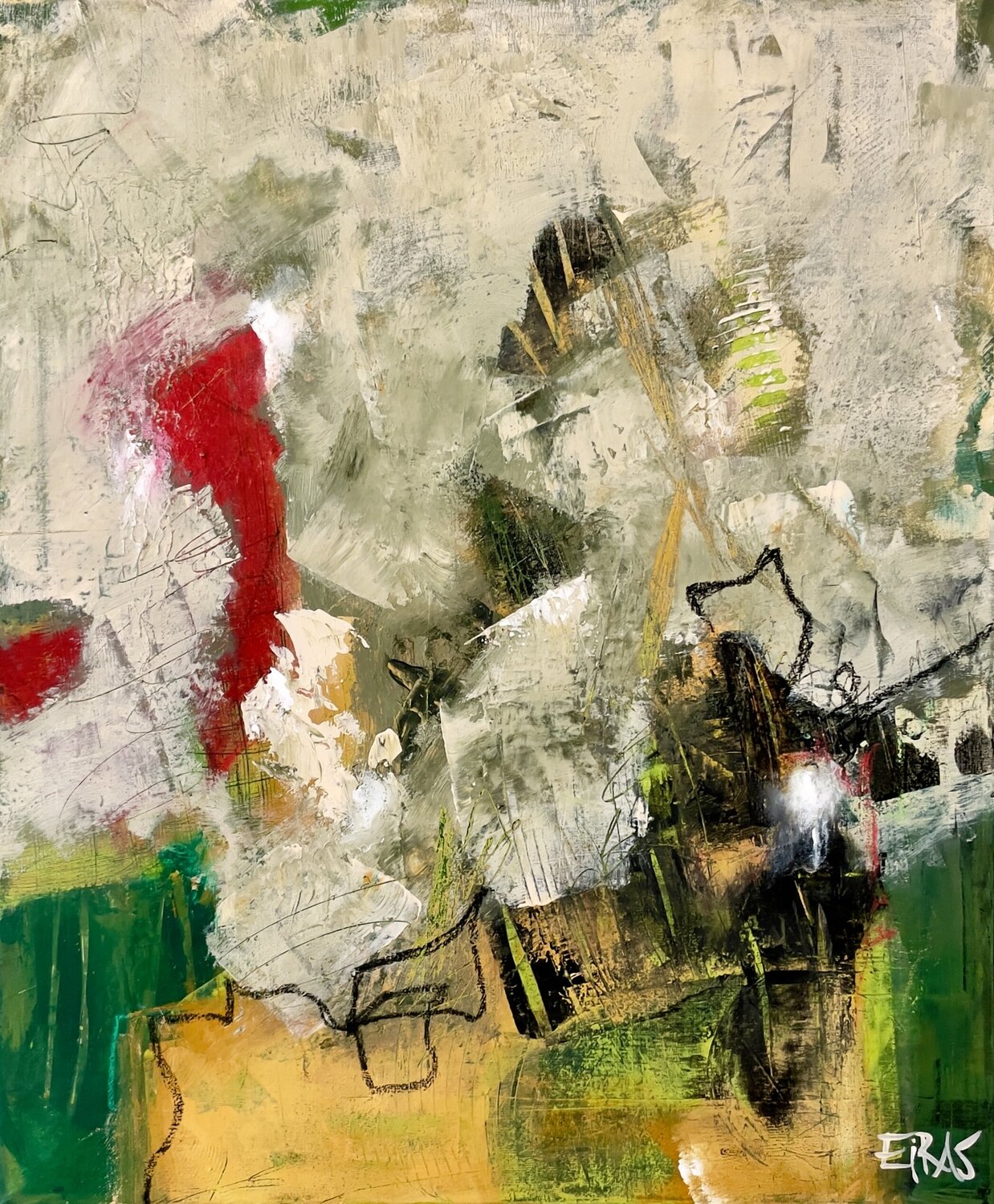 Territorio orgánico Mariana Eiras Original painting for sale