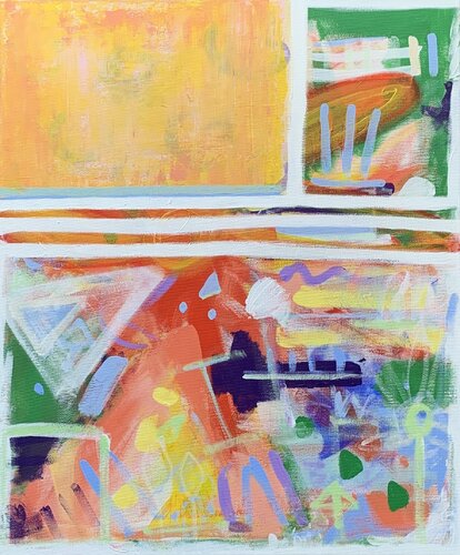 LA FÊTE by Aline Zentsch, Painting for Sale on Select